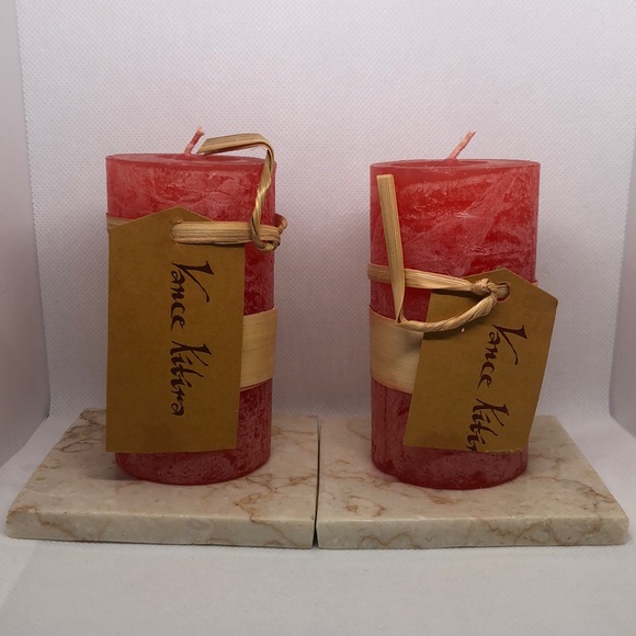 Vance Kitira Other Vance Kittira Timber Candle 2 Orange Colored